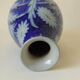 Vase en grès d'Alsace Betschdorf - Potterie Schmitter - Gris et Bleu Cobalt