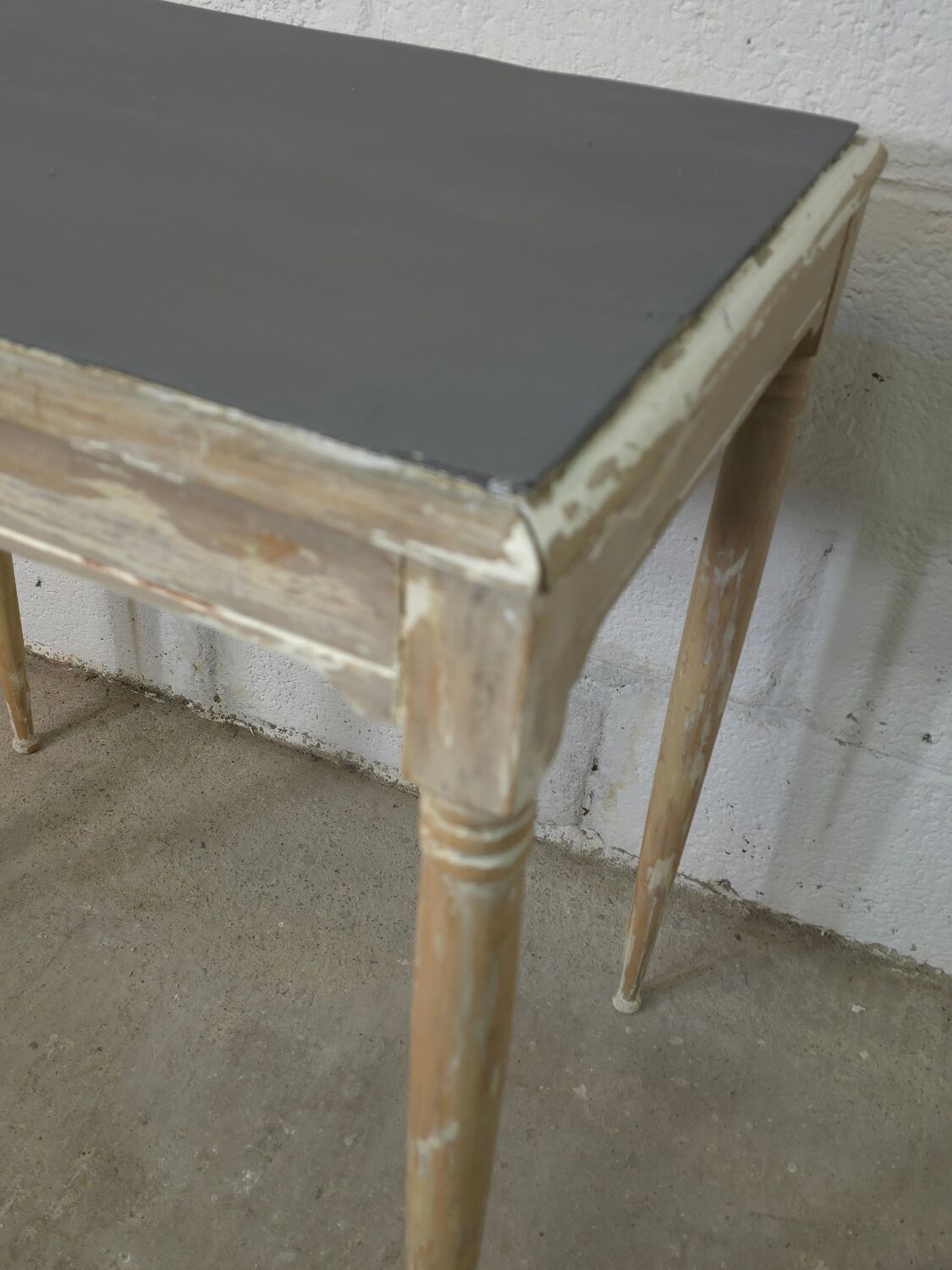 Upcycled antique side table