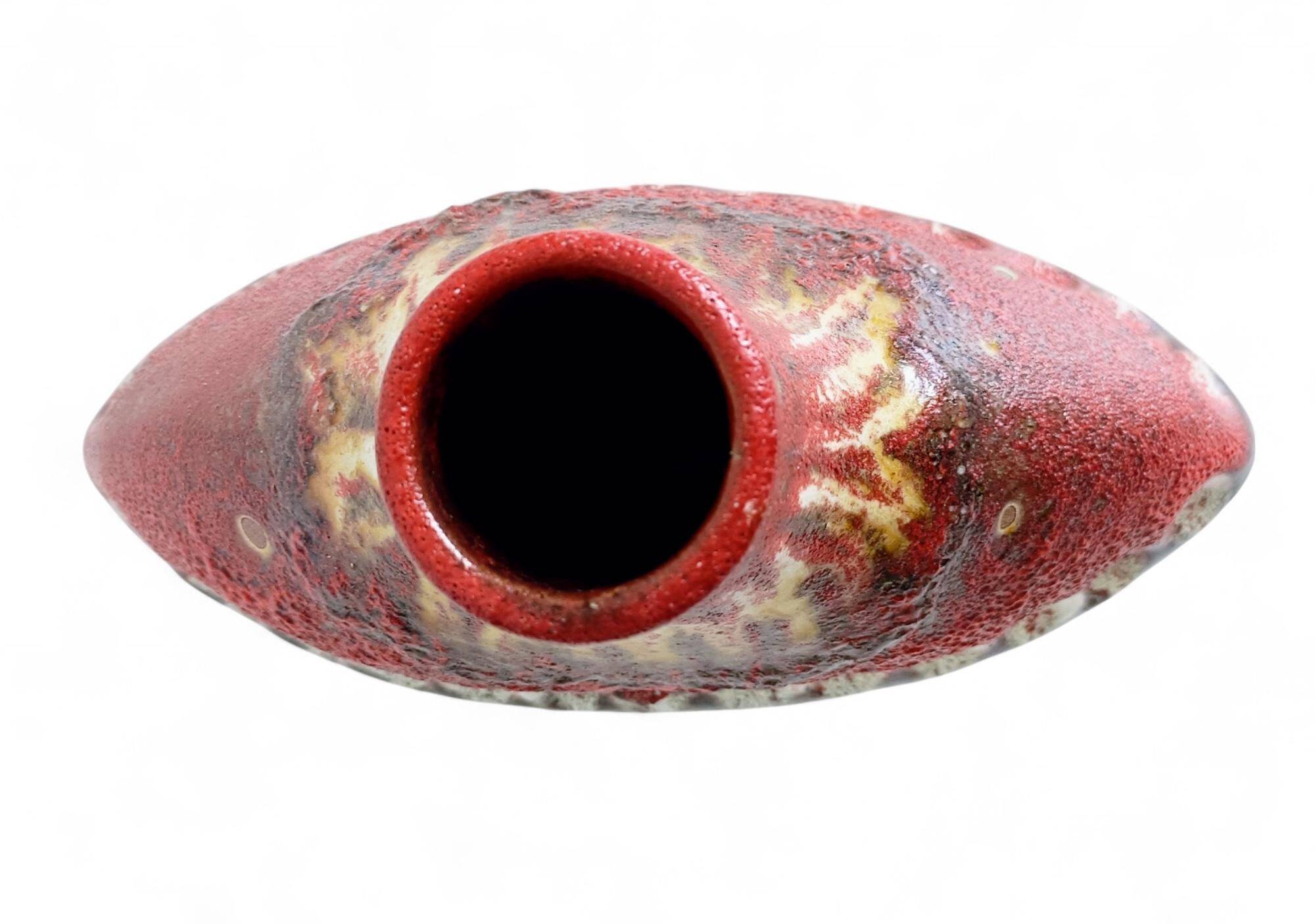 Sculptural West German Ceramic Vase by Carstens Tönnieshof, c. 1950s