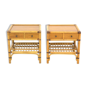 Set de 2 tables de chevet