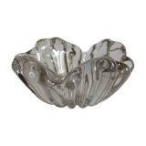 Vintage crystal ashtray 70s