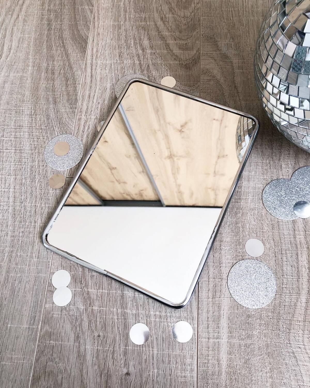 Vintage barber mirror