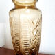 Yellow art deco vase