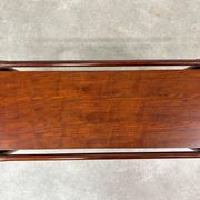 Mid-century modern bamboo side table by Gervasoni