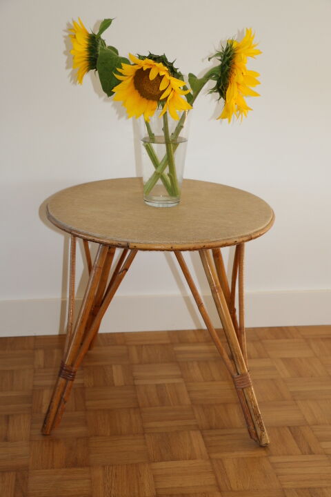 Round rattan coffee table 510mm