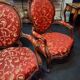 pair of mahogany armchairs, dating from the 19th century