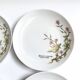 Lot de 6 assiettes à dessert de Bavière mobil décor fleurs roses