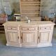 Buffet in solid cherry wood, fully sandblasted.