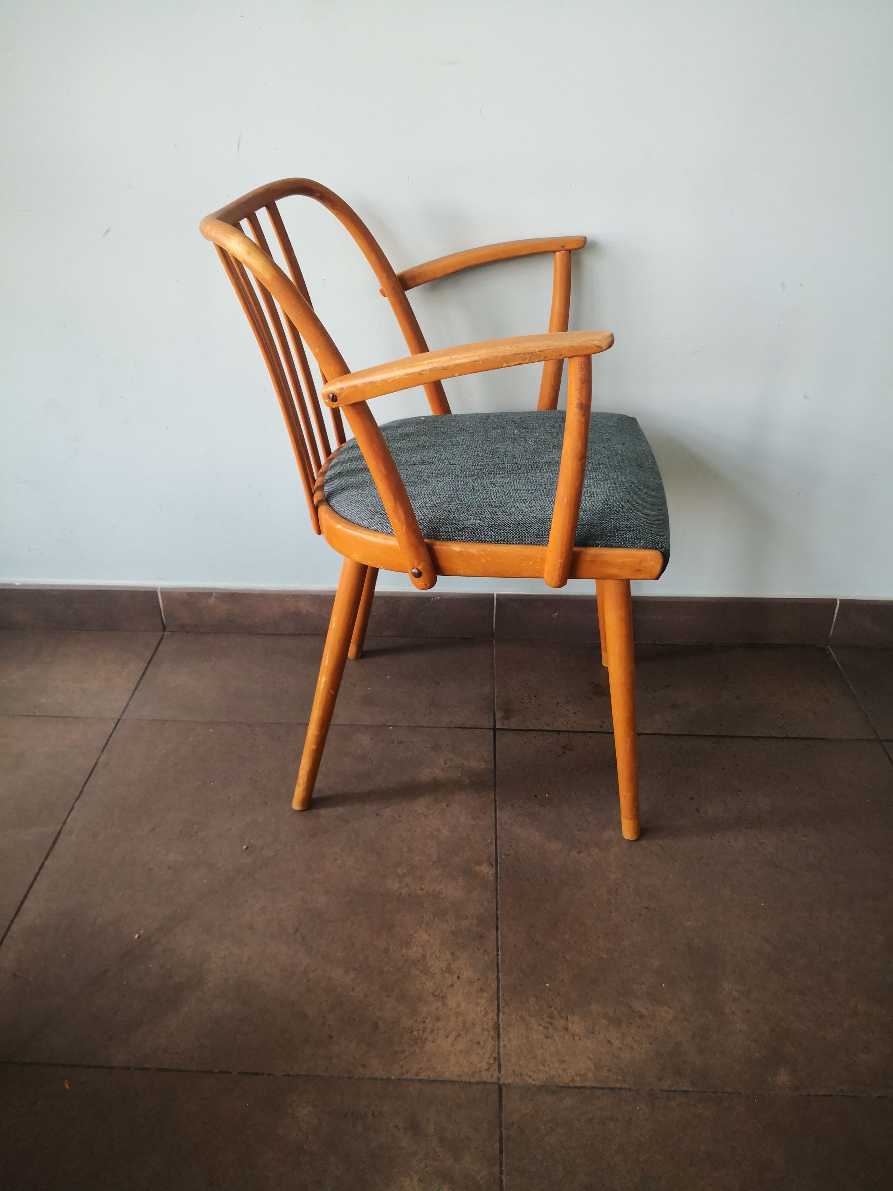 Pair of Scandinavian style armchairs, Antonin Suman, for TON, Czech Meal, 70s