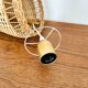 Elm and Wicker Wall Lamp