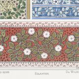 “Wild Rose” poster, after an Art Nouveau lithograph from 1897