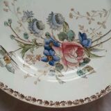 Flower and butterfly footy plate