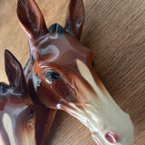 Ceramic wall decoration horses, Hema Holland