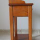 Vintage solid oak bedside