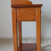 Vintage bedside table in solid oak
