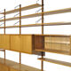 Oak modular wall unit by Poul Cadovius for Cado, 1960s