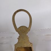 Paire d'appliques en bronze de style neo classique, XX ème siècle