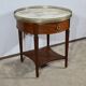 Table bouillotte en acajou, style Louis XVI, fin XIXème
