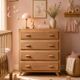 Art Deco wooden chest of drawers