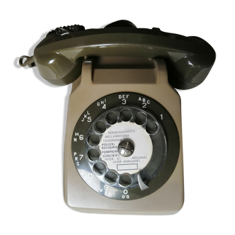 Téléphone Socotel s23 de 1977 vert