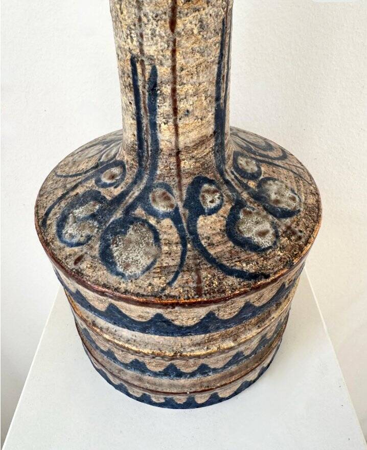 Ceramic table lamp by Jette Hellerøe for Axella, Denmark, 1960s