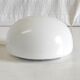 Ceiling lamp half-globe opaline, 60s/70s