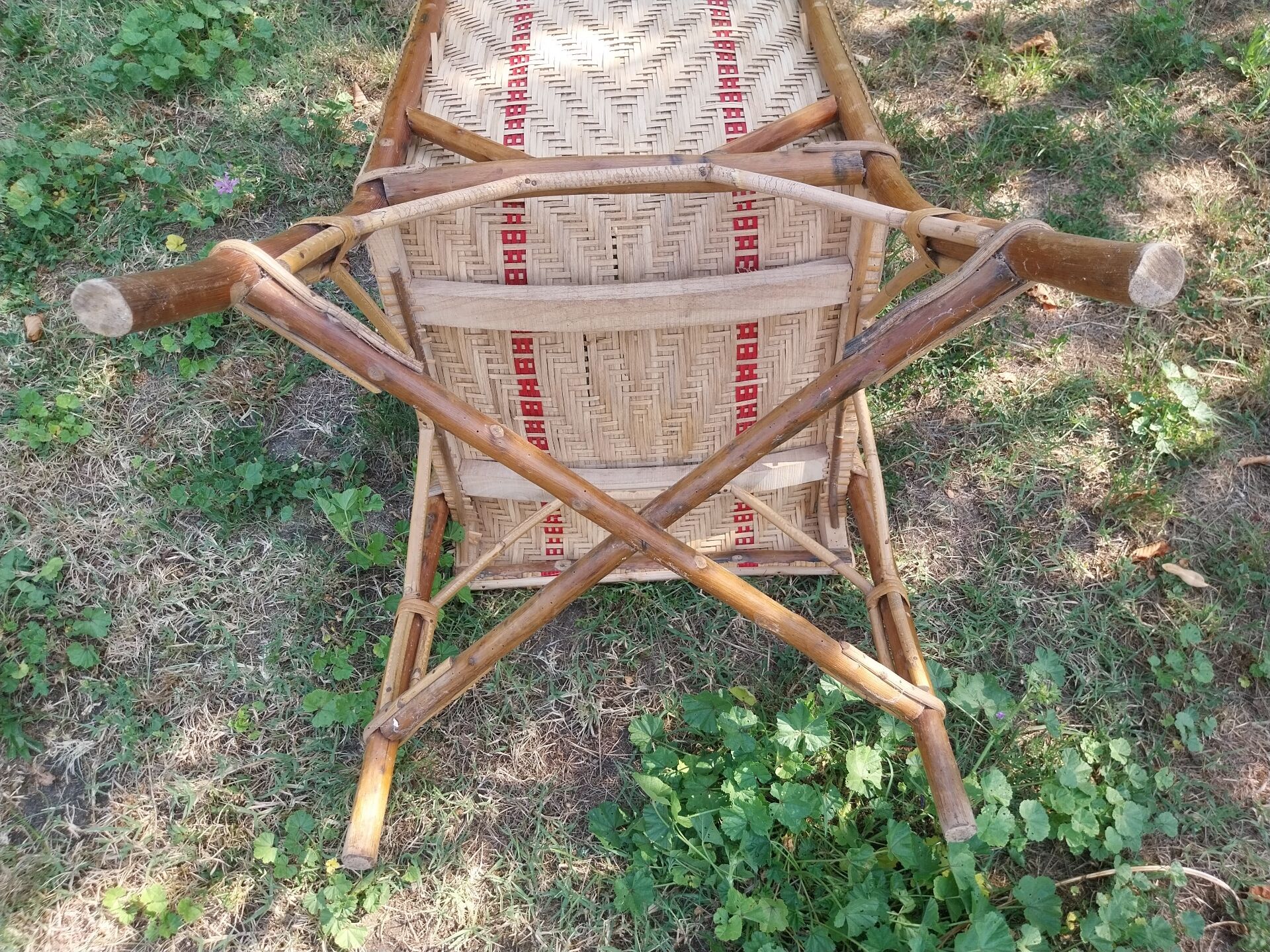 Rattan armchair