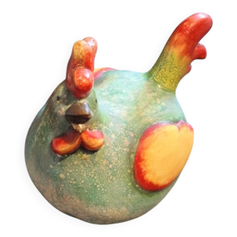 Handcrafted ceramic hen