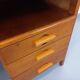 Vintage oak desk from the 1960s.
