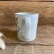 Duo of Vallauris stoneware mugs