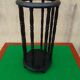 Black wooden umbrella stand H 51 cm