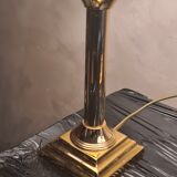 2 lampes deluxe laiton, chrome et or, 1970 a 80