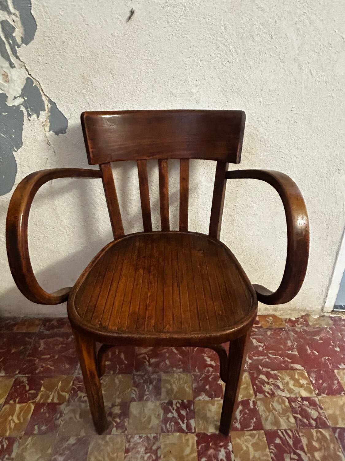 Antique bentwood bistro chair
