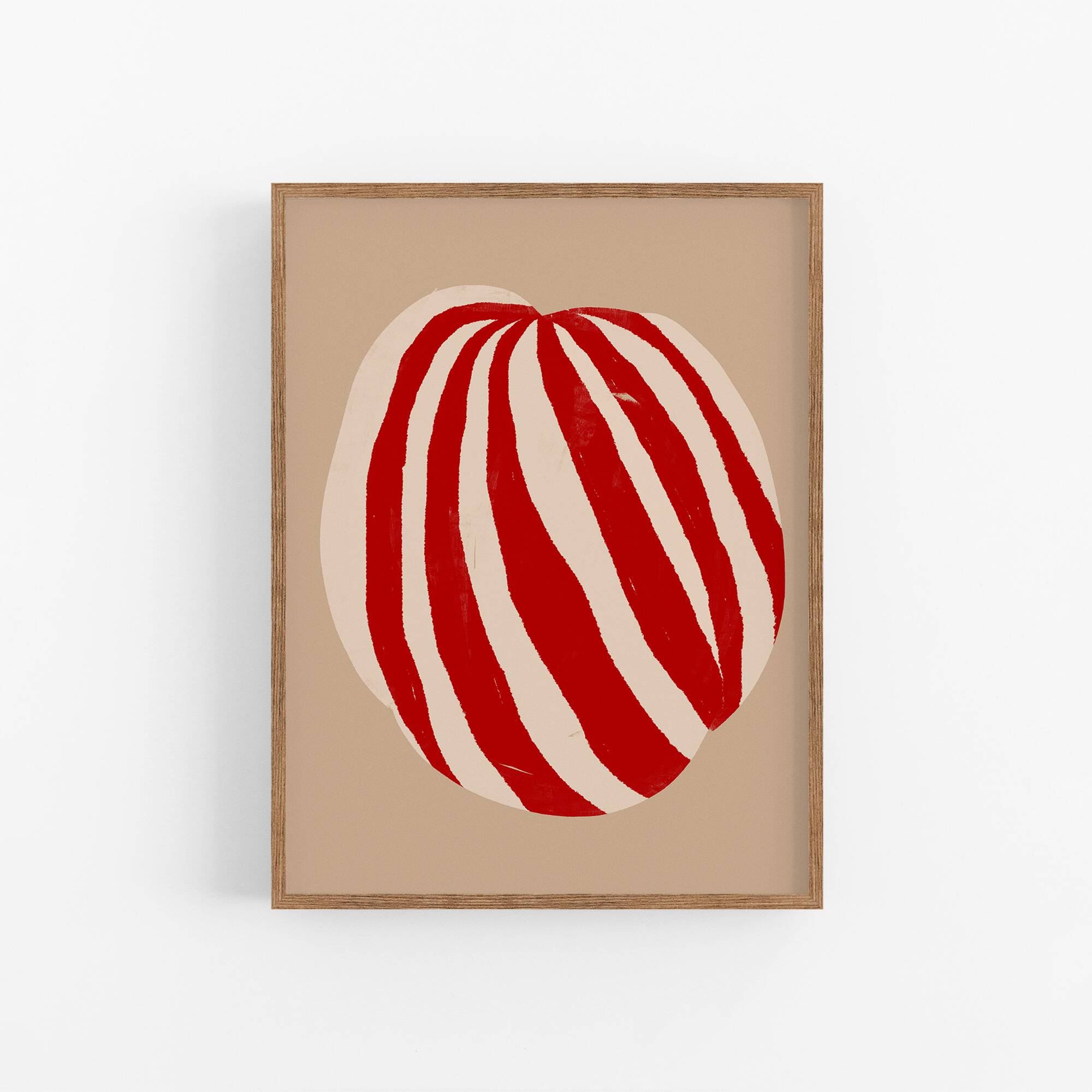 Abstract stripes giclee print, 50x70cm
