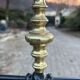 Antique bed 140x190 iron and brass