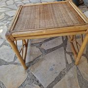 Rattan coffee table