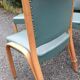 4 chaises bow wood Steiner vintage
