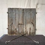 Pair of old shutters