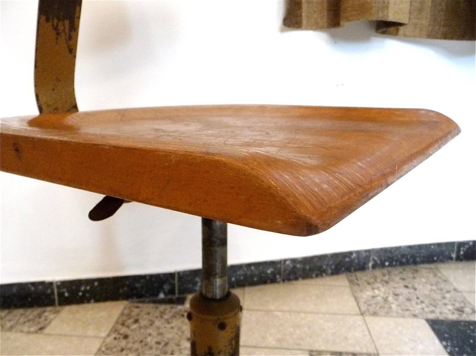 Model 350 industrial swivel desk chair by Ama Elastic, West-Germany, 1950s
