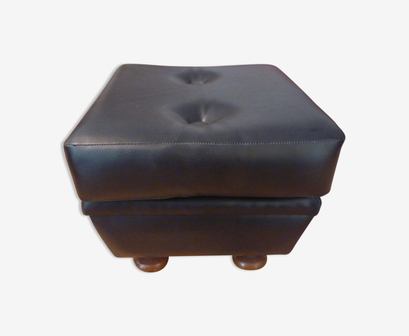 Pouf en skaï