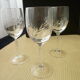 Set of 6 crystal digestive glasses from Arques model Epi