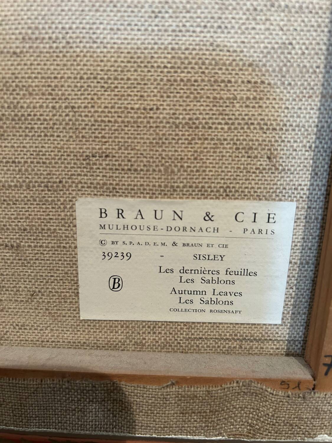 The latest leaves The Sablons by Sisley - Braun editions