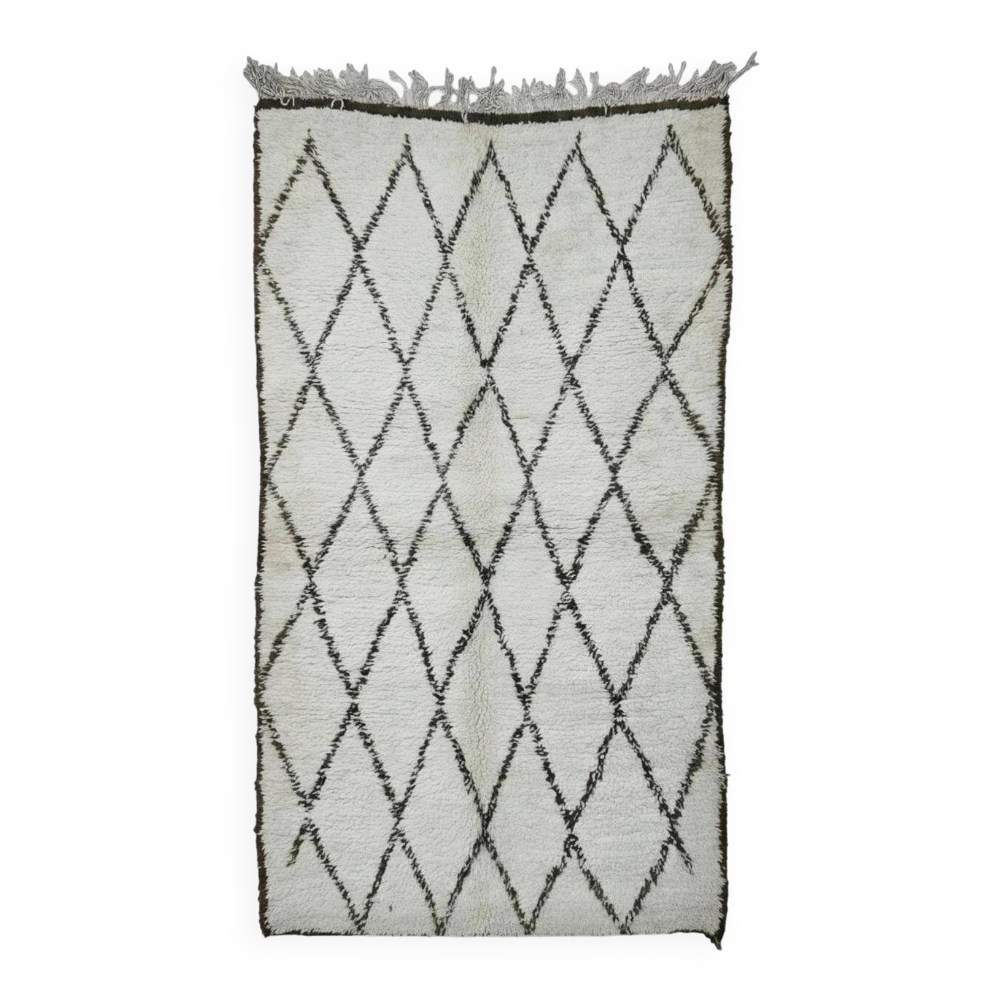 Vintage Beni Ourain Rug - 282 x 160 cm