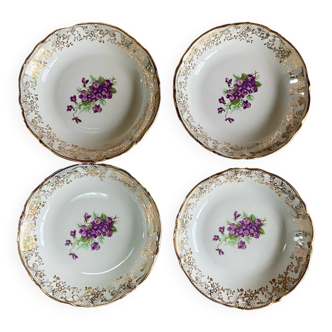 4 Chauvigny porcelain bowls