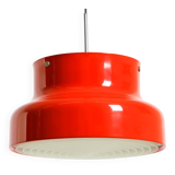 Large original 1960s red Bumling ceiling lamp by Anders Pehrson for Ateljé