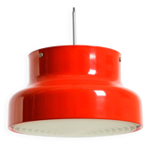 Large original 1960s red Bumling ceiling lamp by Anders Pehrson for Ateljé