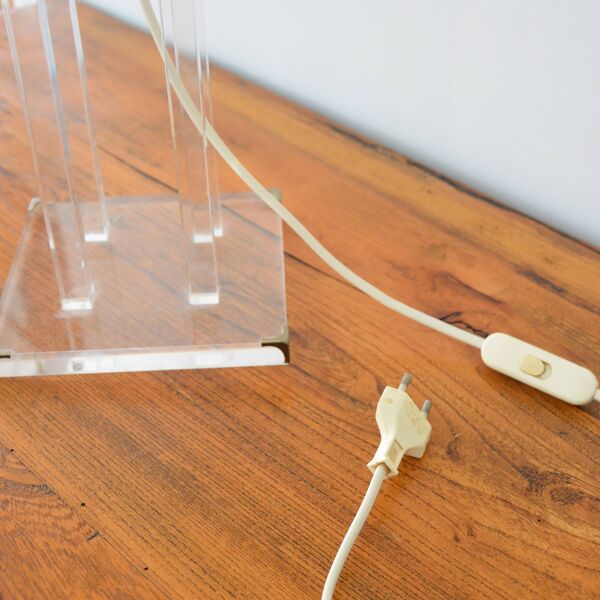 Lampe de table  » Cristal  » David Lange vintage 1970s