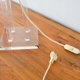 Table lamp » Crystal » David Lange vintage 1970s