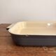 Le Creuset Grey Enamelled Cast Iron Rectangular Roasting Dish 32cm