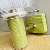 Portuguese mid century modern green  wall sconce light